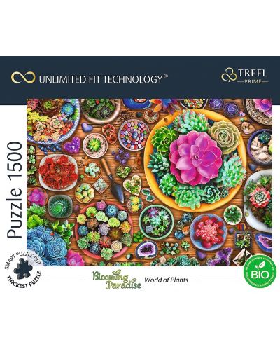 Παζλ Trefl 1500 κομμάτια - Ο κόσμος των φυτών - 1